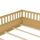 preview thumbnail 7 of 74, Wood Montessori Floor Bed with Super High Security Barrier, Door and Support Slats