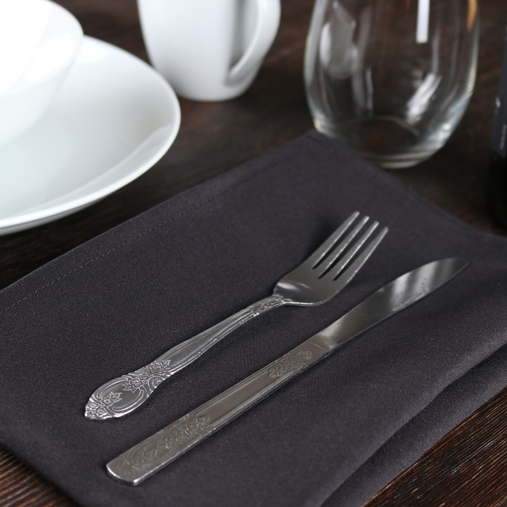 Arkwright Home 20x20 Solid Color Poly Spun Dinner Napkins - Pack of 25