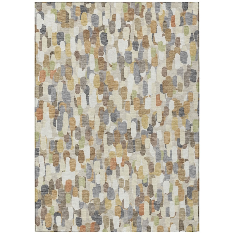 Machine Washable Indoor/ Outdoor Contemporary Drew Chantille Rug