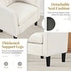 preview thumbnail 10 of 8, Costway Barrel Chair with Ottoman Footrest Curved Backrest Armrests - See Details