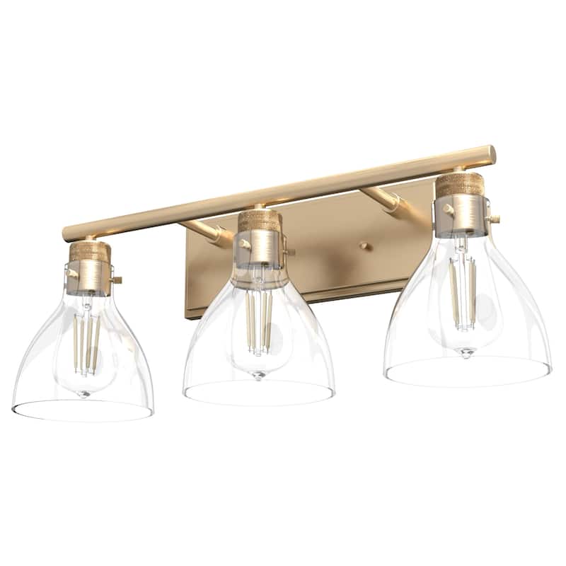 Hunter Van Nuys Bathroom Vanity Wall Light - Bathroom, Laundry - Transitional, Vintage, Farmhouse - Damp Rated!