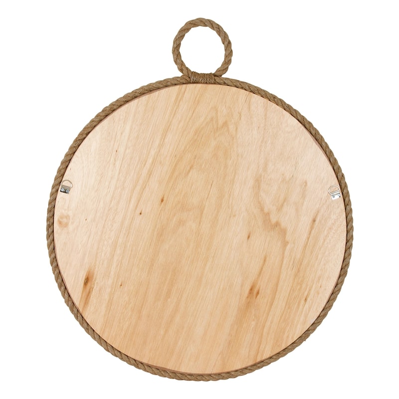 Daisy Round Jute Mirror by East at Main
