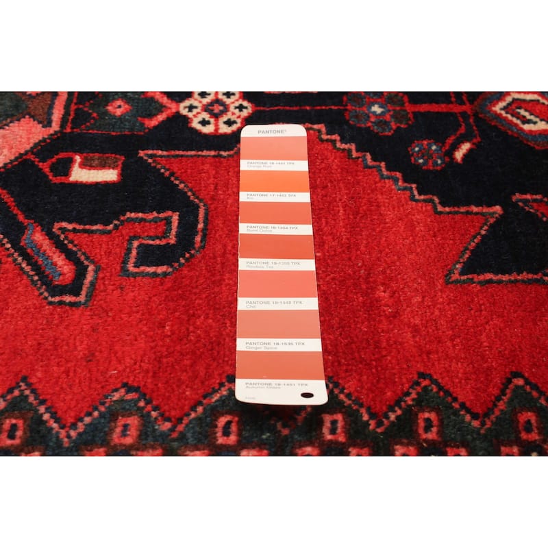 ECARPETGALLERY Hand-knotted Anadol Red Wool Rug - 3'3 x 10'0
