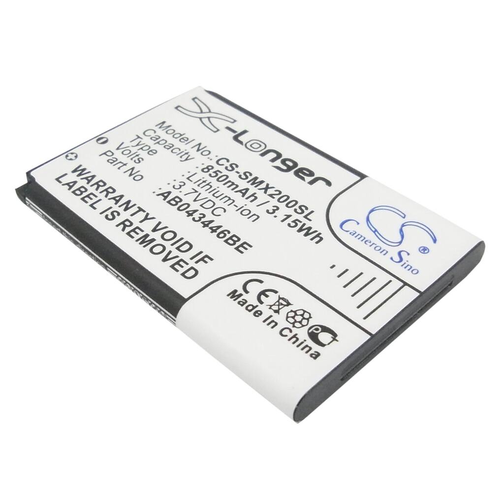 Battery for Samsung AB043446BE AB043446LA AB463446BC BST3108BE BST3108BEC/STD - Black