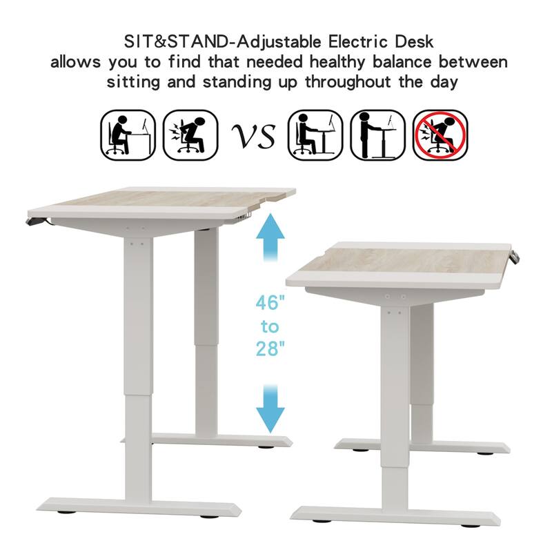 Transitional Computer Desk with Generous Work Surface, Brown finish