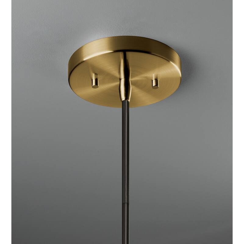 Justice Design Group Ceramic Discus Pendant - Bisque