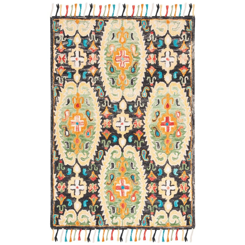 SAFAVIEH Handmade Blossom Hellevi Modern Floral Wool Rug