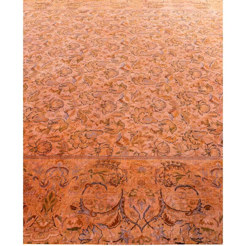 Overdyed One-of-a-Kind Hand-Knotted Area Rug - Beige - 9' 2" x 12' 3"