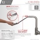 preview thumbnail 5 of 7, STYLISH Stainless Steel Single Handle Pull Down Faucet with Soap Dispenser - Brushed Stainless Steel