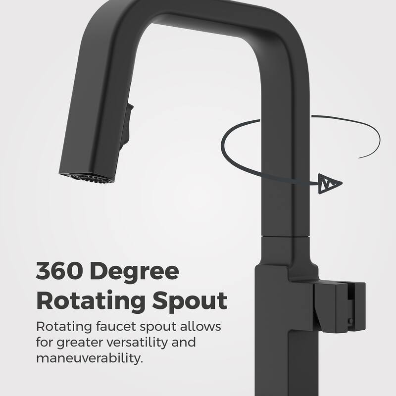 Pfister GT529-VRV Verve 1.8 GPM Single Hole Pull Down Kitchen Faucet