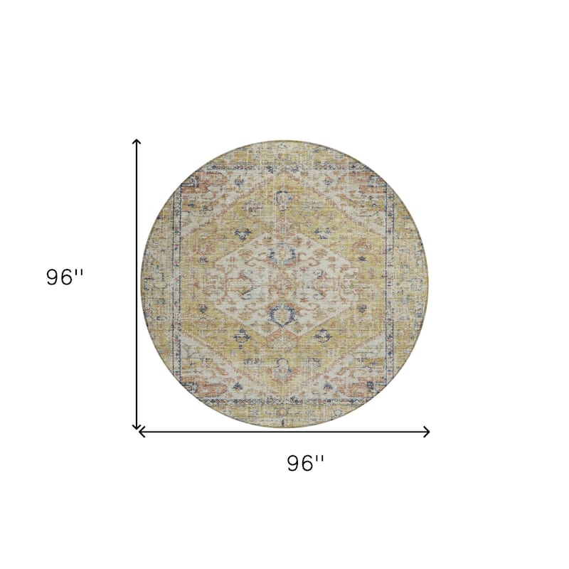 HomeRoots Oriental Traditional Rectangle Outdoor Rug