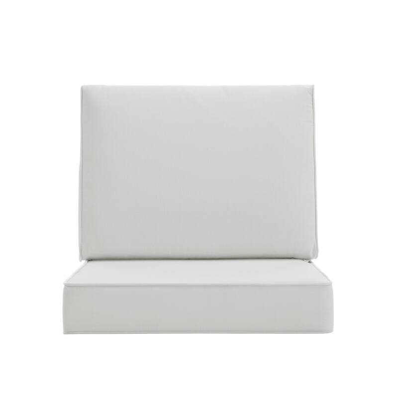 Outdoor 4.7" Thick Sunbrella Cushion Set with Back and Seat Cushions