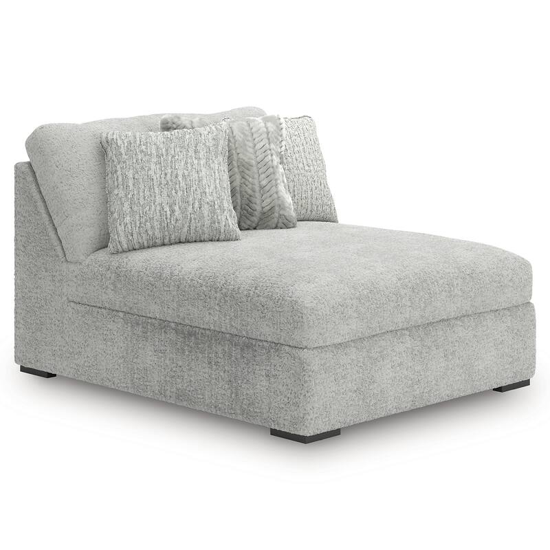 Signature Design by Ashley Snodoodle Gray 6-Piece Sectional with Chaise - 156" W x 113" D x 40" H