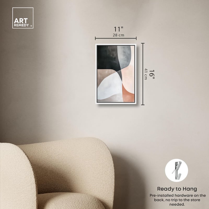 Curved Contour Canvas by Art Remedy