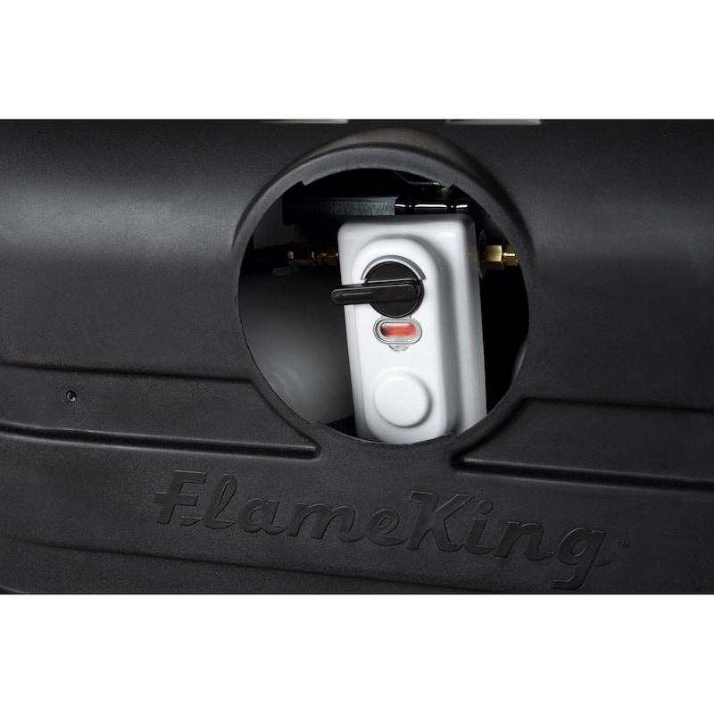 Flame King Dual 20LB LP Propane Tank Light Plastic Heavy Duty Cover