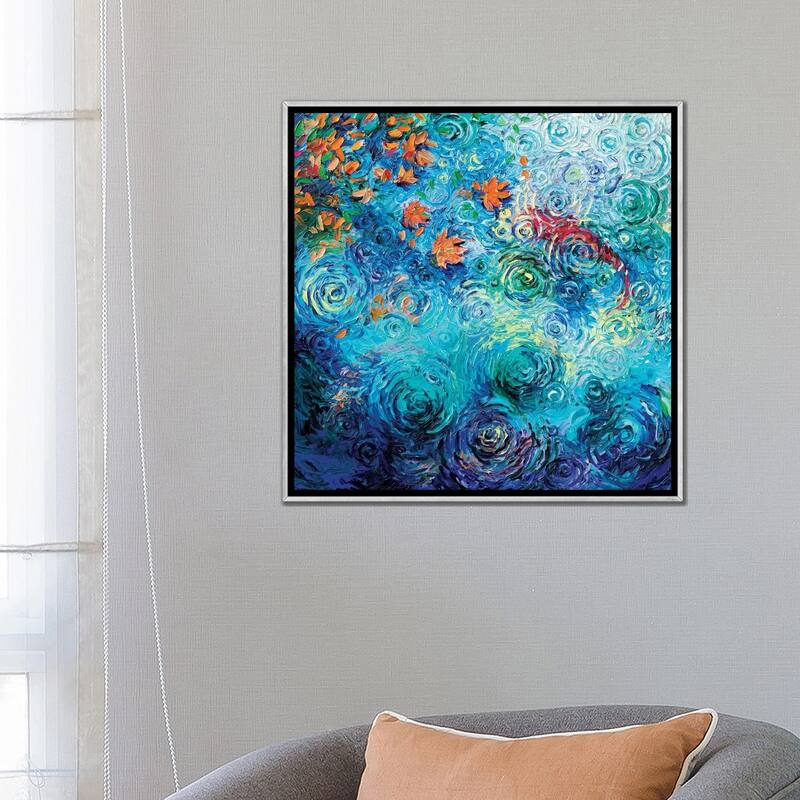 iCanvas "Green River Sockeye" by Iris Scott Framed