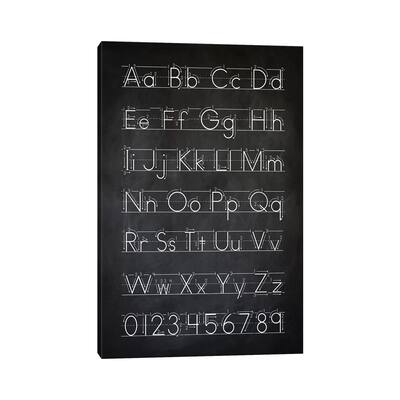 iCanvas "Handwriting III" by PatentPrintStore Canvas Print