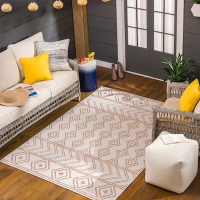 Adino Indoor/ Outdoor Moroccan Area Rug