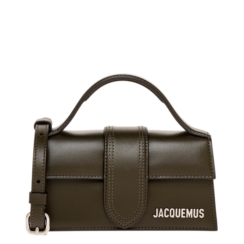 Jacquemus Bambino Mini Flap Bag - Deep Olive Green