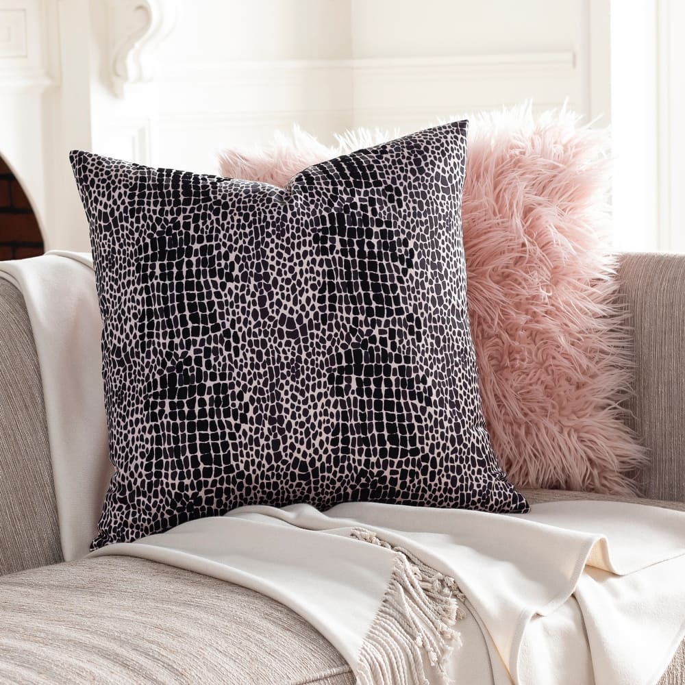 Sapa Animal Print Textured Eclectic Throw Pillow