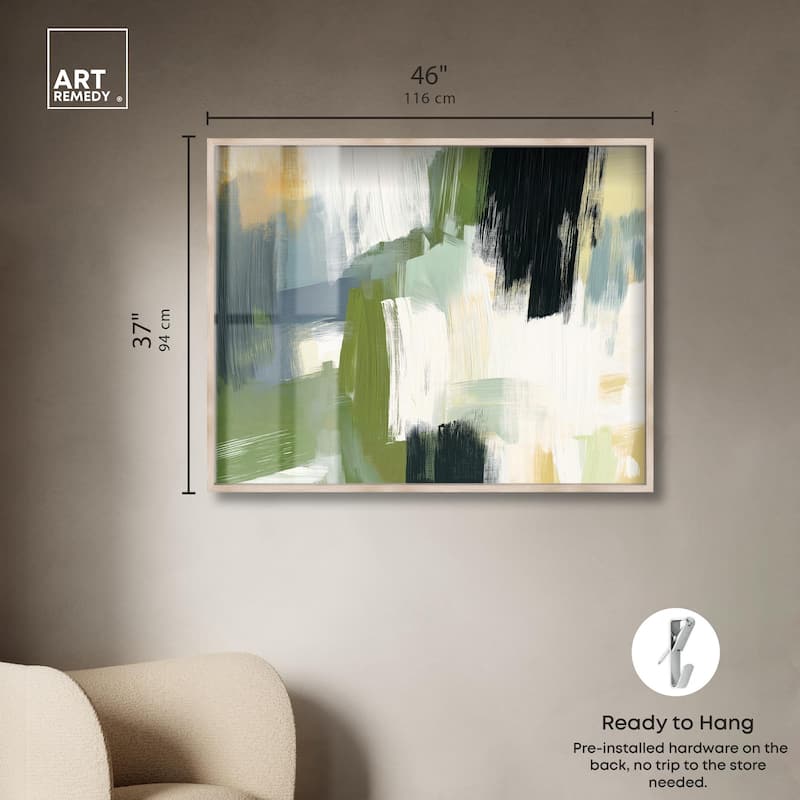 Moss Layers I Shadowbox by Art Remedy