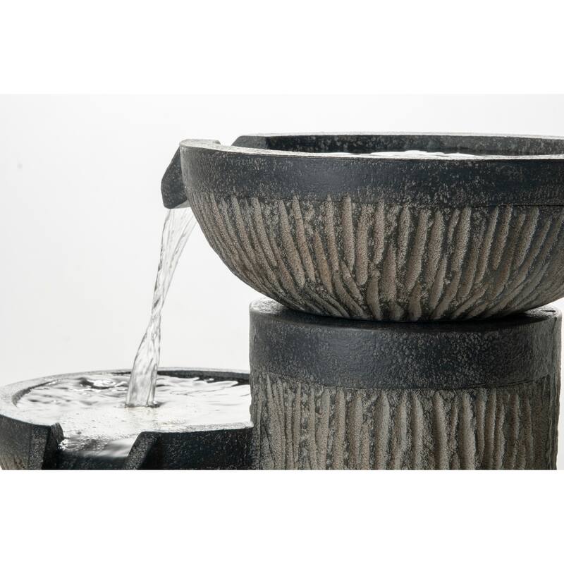 Andorra Resin Fountain w/ LED light and pump