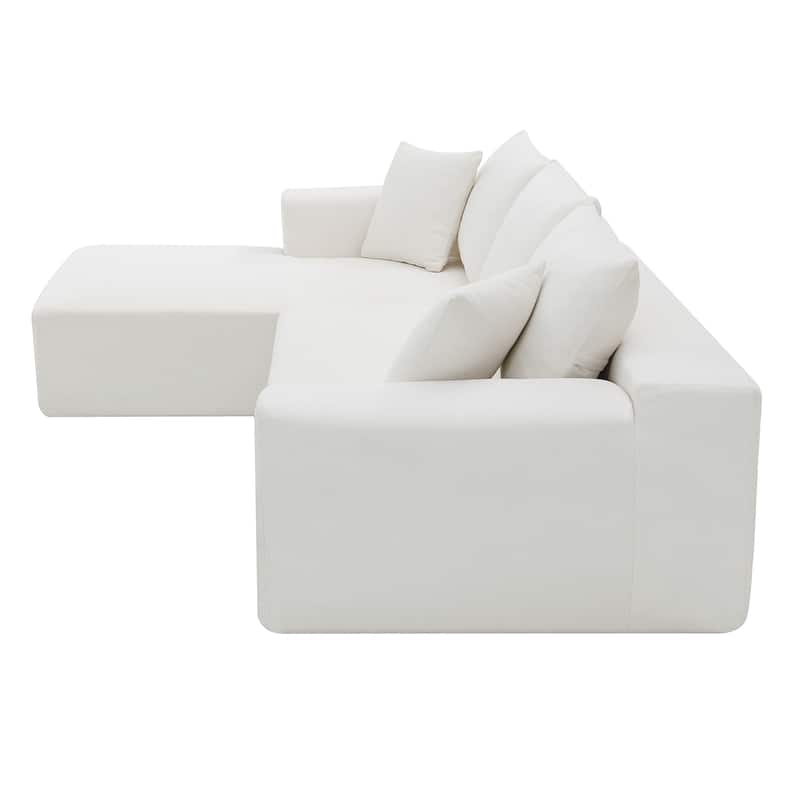 Modular Sectional Living Room Sofa Set, Upholstered Compressed Sofa