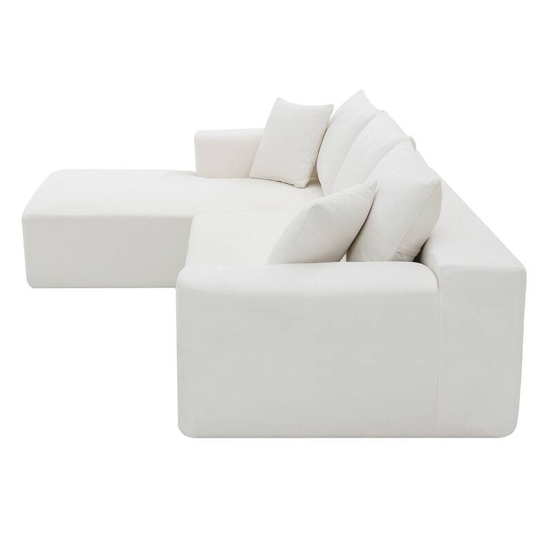 Modular Sectional Living Room Sofa Set,Minimalist Style Couch, Upholstered Compressed Sofa For Living Room, Bedroom, Salon