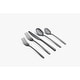 preview thumbnail 3 of 4, Cambridge Beacon Black Satin 20-Piece Flatware Set