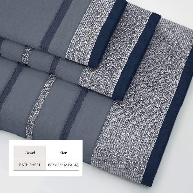 Linery & Co. Luxury Cotton Decorative Towel Set.