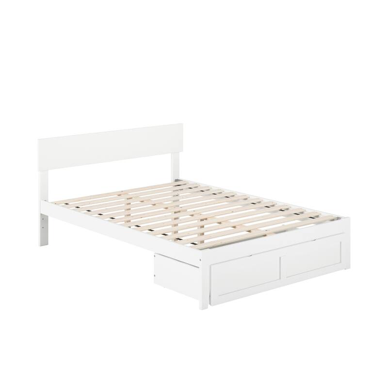 AFI Boston Platform Bed with Foot Drawer