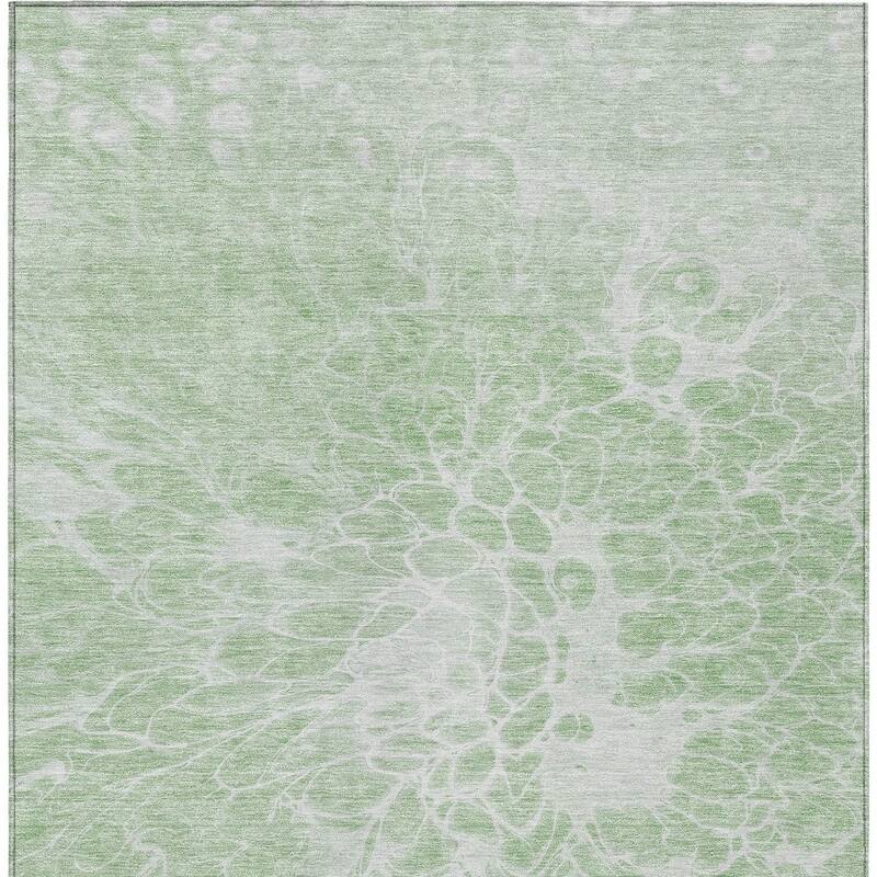 HomeRoots Abstract Transitional Rectangle Outdoor Rug