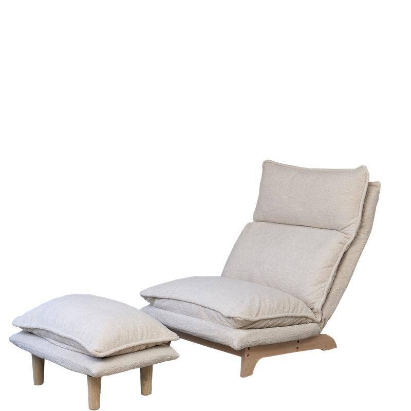 Lazy sofa balcony leisure chair bedroom sofa chair foldable reclining chair leisure single sofa functional chair