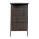 preview thumbnail 20 of 23, Indoor/Outdoor Wicker Rattan Patio Bar Counter Table with Two Shelves