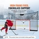 preview thumbnail 5 of 9, Black Hockey Net Backstop with Iron Frame and Sandbag Design