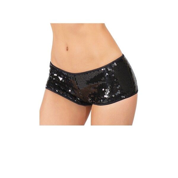 black sequin shorts plus size