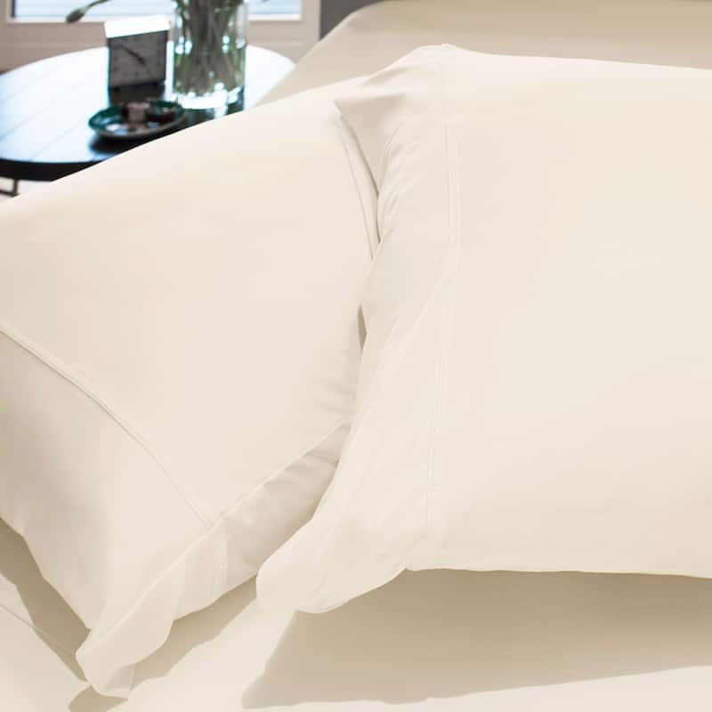 SHEEX Original Performance Premium Pillowcases, Set of 2 - Ecru - Standard