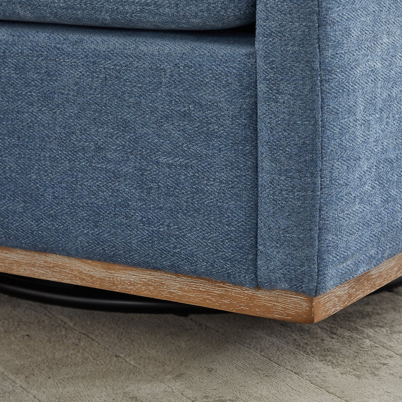 Mid Century Modern Swivel Accent Chair, 360 Degree Swivel Armchair For Living Room, Bedroom