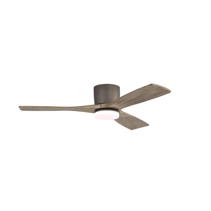 48In 3Blade Dc Motor Indoor Ceiling Fan With Light Kit And Remote
