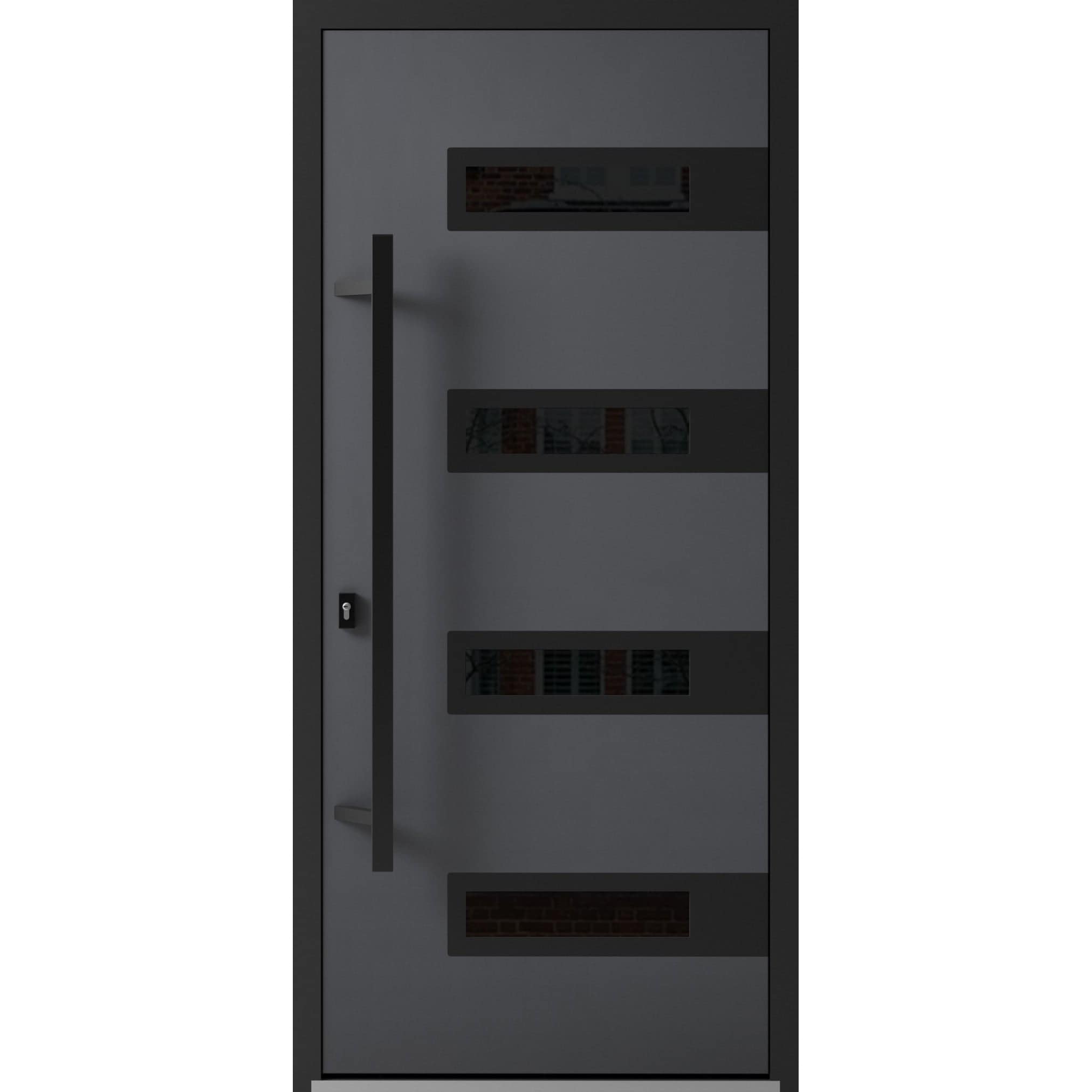 VDOMDOORS Ronex 0131 Grey Steel Exterior Door
