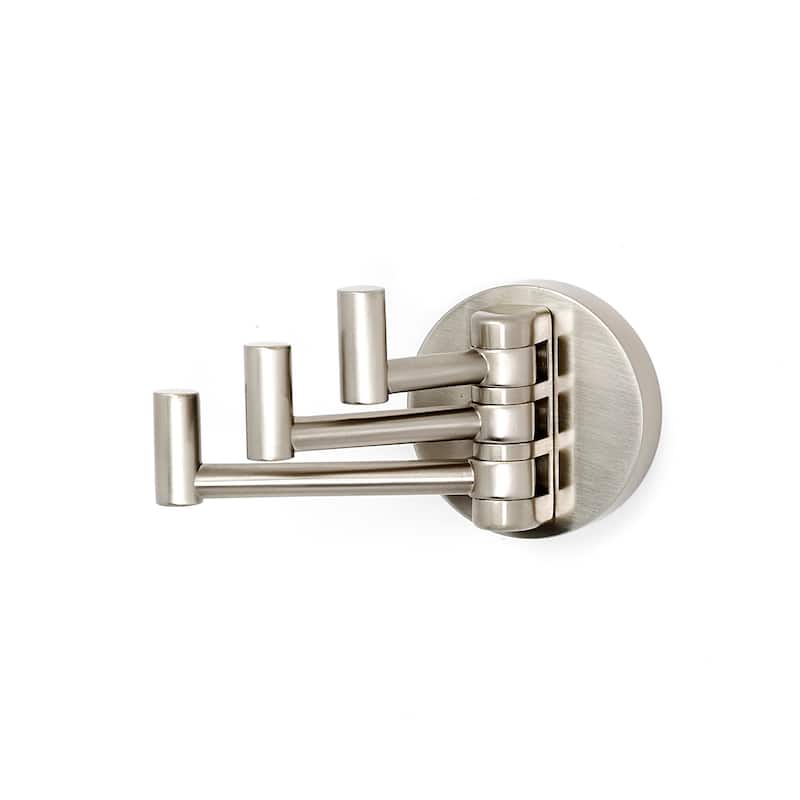 Alno Contemporary I Triple Pivoting Bathroom Towel / Robe Hook