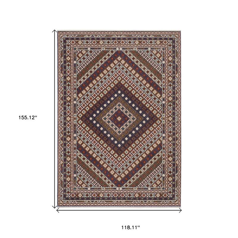 HomeRootsDiamond Bohemian Runner Area Rug