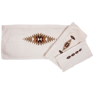 Paseo Road by HiEnd Accents Yosemite Embroidered Towel Set,3PC