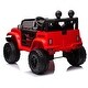 preview thumbnail 3 of 52, Realistic 12V Ride On Truck SUV for Kids with Remote Control, Openable Doors, and Adjustable Speed Christmas Gift
