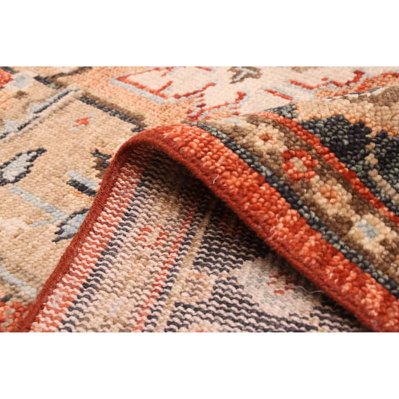 ECARPETGALLERY Hand-knotted Jules Serapi Red Wool Rug - 6'0 x 9'0