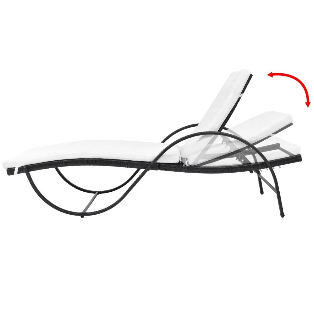 vidaXL Patio Lounge Chair - Thumbnail 4
