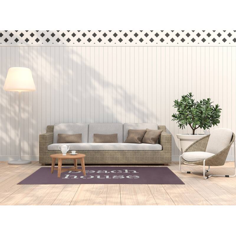 Beach House Nautical Indoor/Outdoor Rug