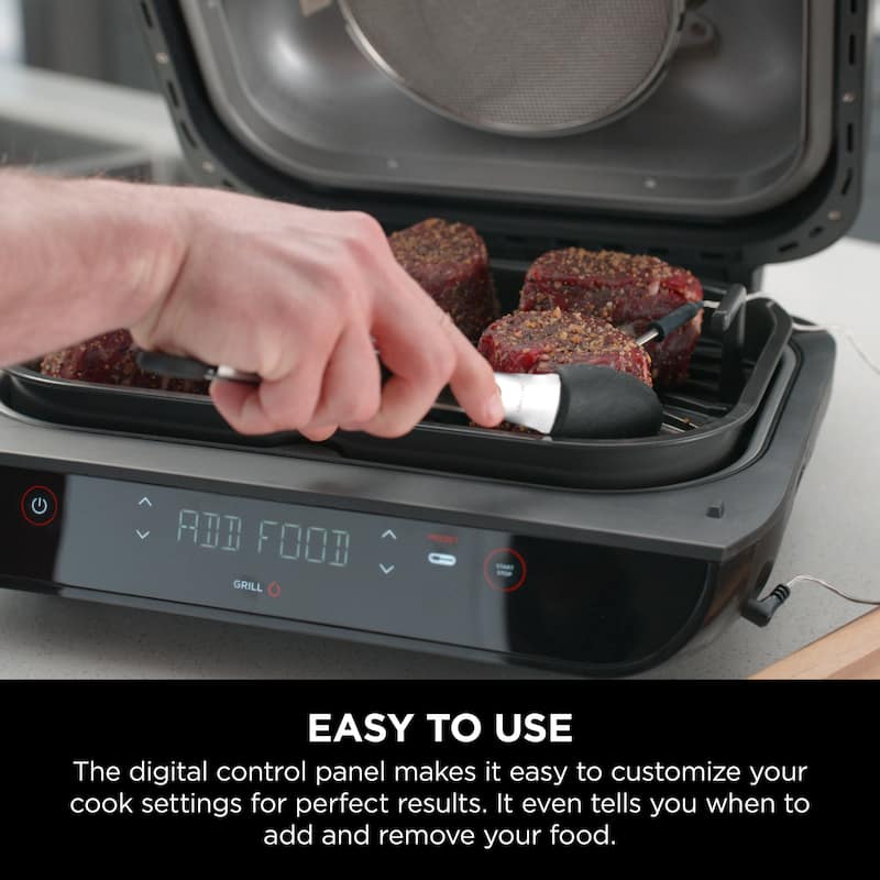Ninja FG551 Foodi Smart XL 6-in-1 Indoor Grill with Smart Cook System