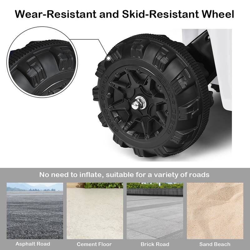 Gymax Kids Ride On Car 6V Battery Powered ATV w/4 Anti-skid Wheels