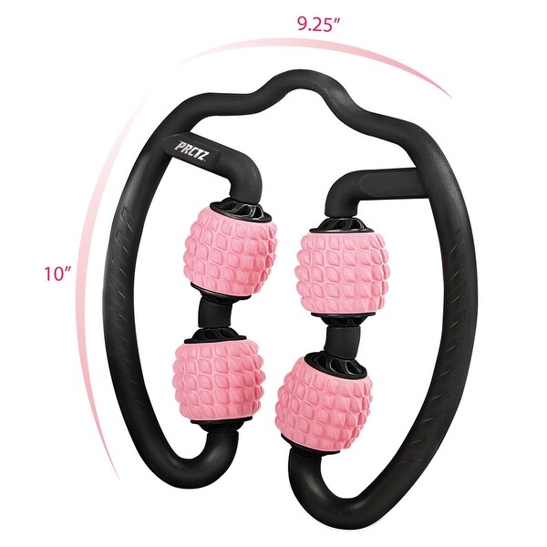 PRCTZ Massage Foam Roller, 4-point Handheld Muscle Massager